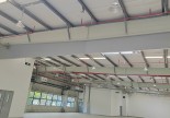 成都瑞联电气厂房夹层室内装修工程固定式柔性挡烟垂壁项目
